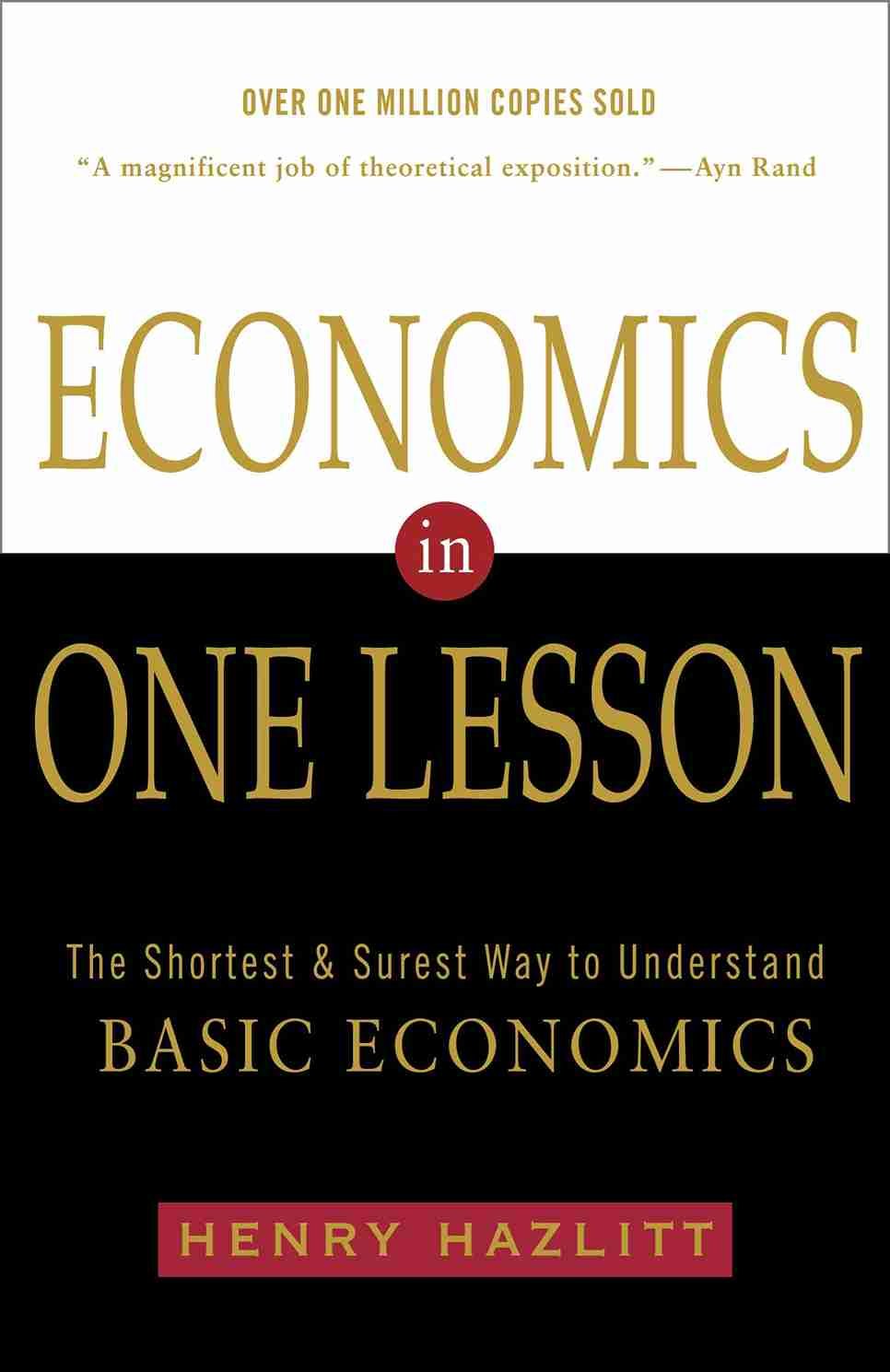 Economics in One Lesson by Henry Hazlitt | Economics Book