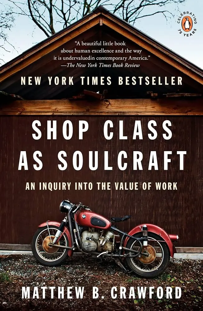 Shop Class as Soulcraft by Matthew Crawford | An Inquiry Into the Value of Work
